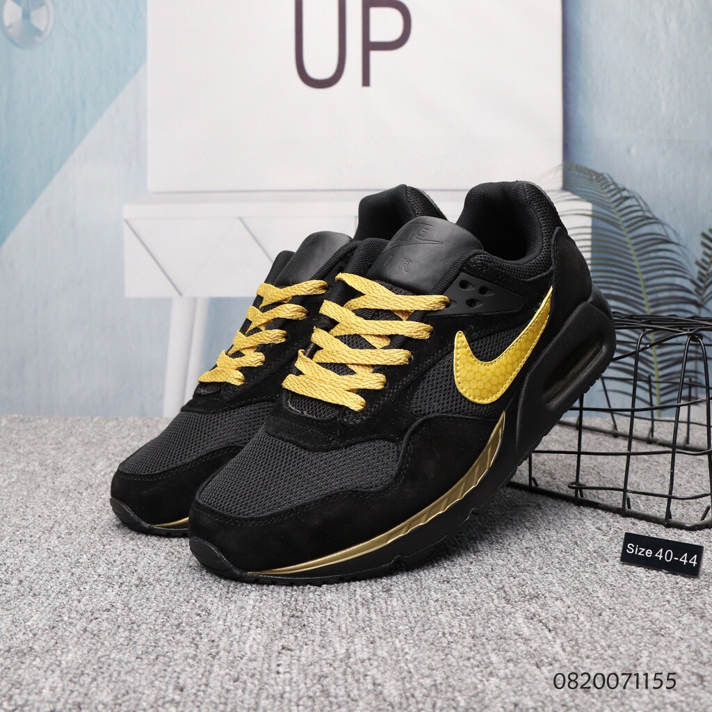 Nike Air Max Direct Black Yellow Shoes